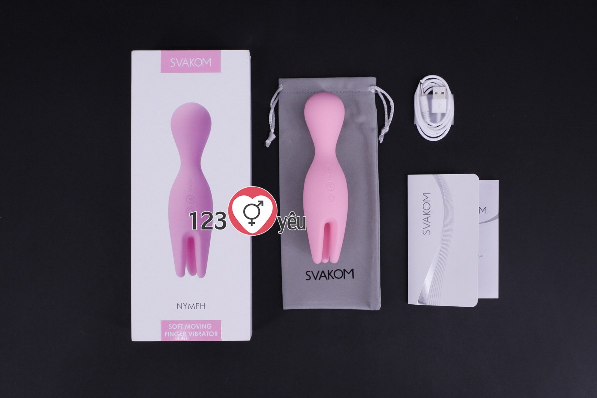 Ngón tay rung massage điểm G Svakom Nymph 5 chế độ rung 2