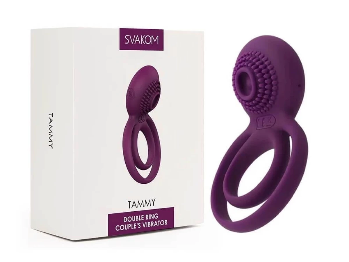 V&ograve;ng rung t&igrave;nh y&ecirc;u Svakom Tammy 5 ch&ecirc;́ đ&ocirc;̣ rung pin sạc h&agrave;ng USA