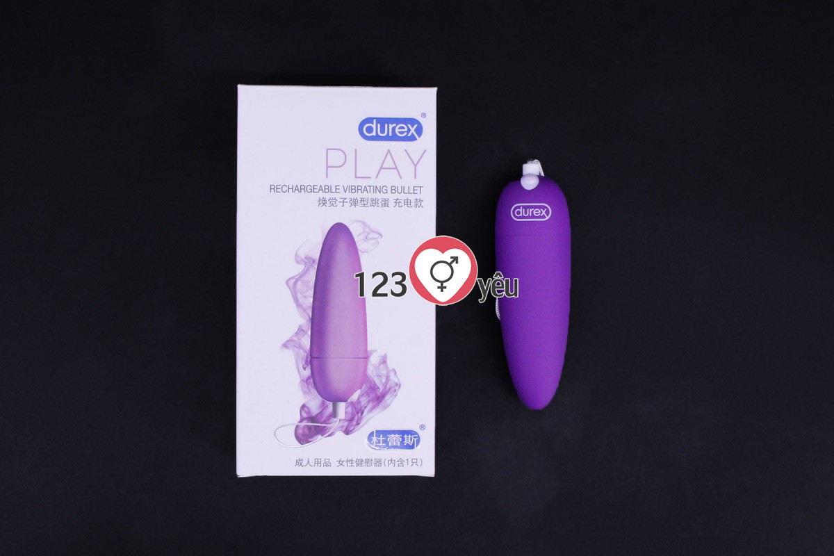 Trứng rung tình yêu Durex Krachtige rung 5 chế độ pin sạc 1