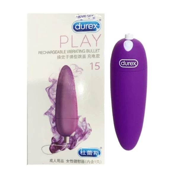Trứng rung tình yêu Durex Krachtige rung 5 chế độ pin sạc