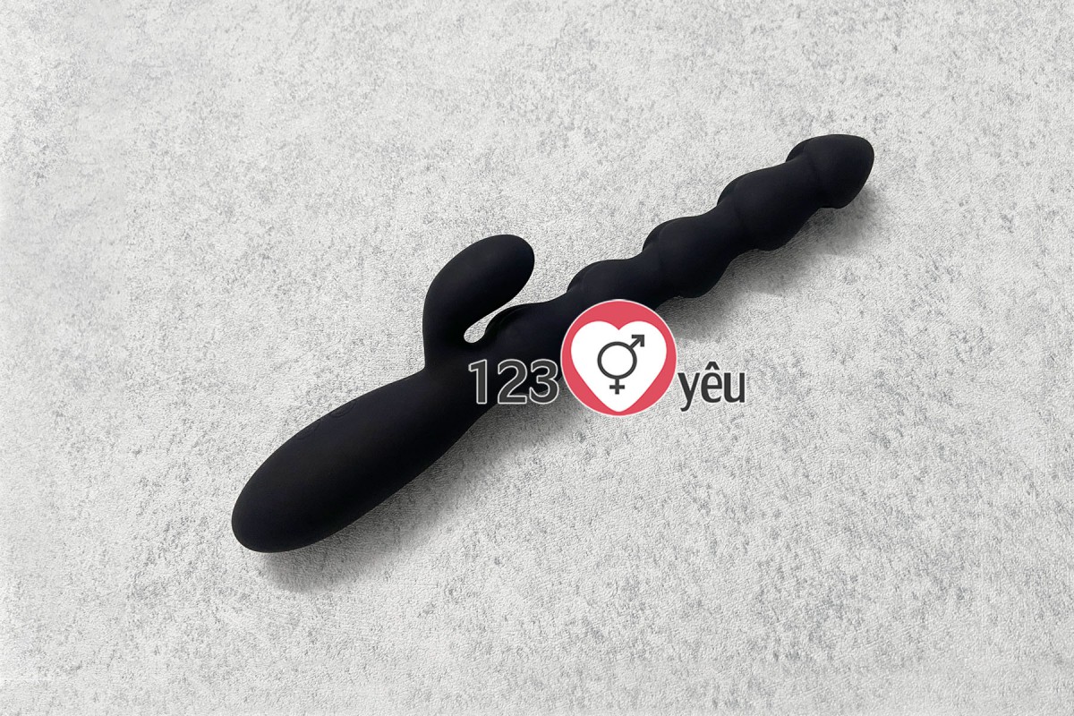 Máy rung mát xa hậu môn 2 nhánh pin sạc 1