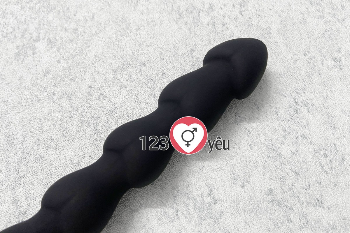 Máy rung mát xa hậu môn 2 nhánh pin sạc 2