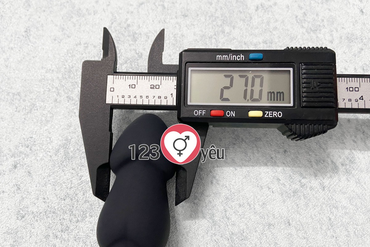 Máy rung mát xa hậu môn 2 nhánh pin sạc