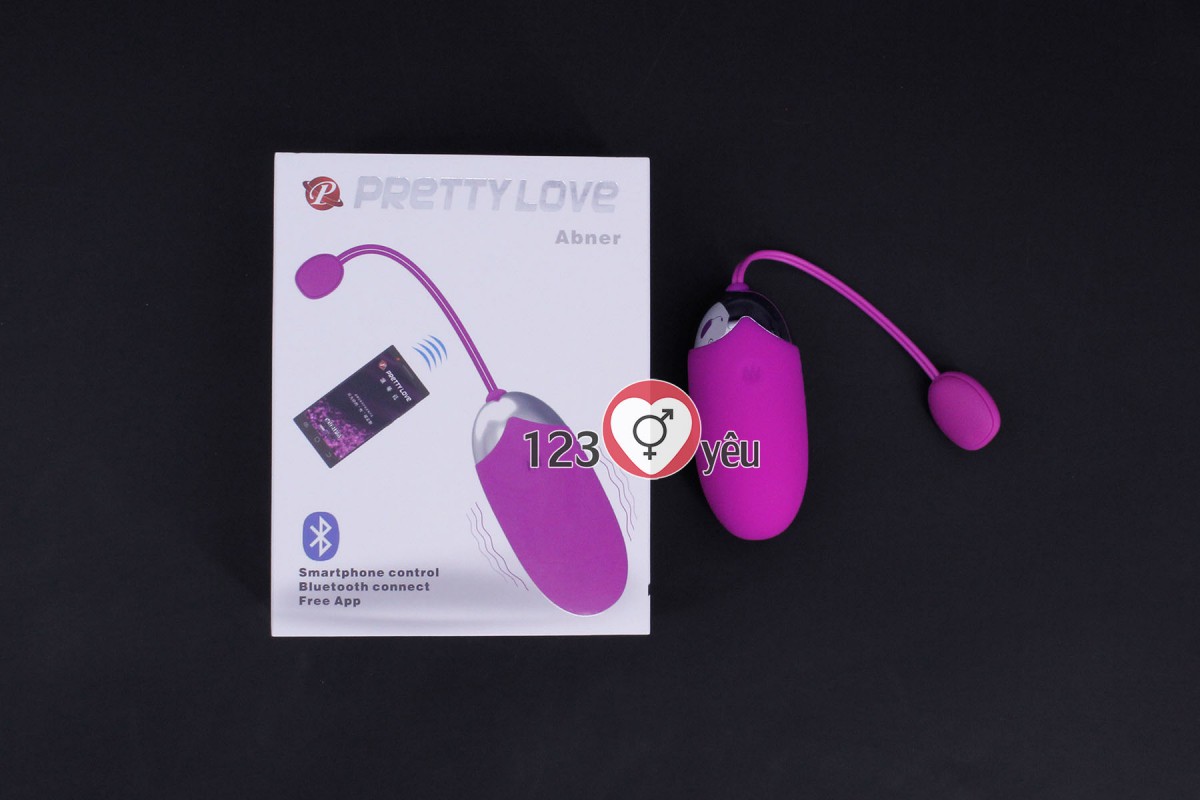 Trứng rung tình yêu Prettylove Abner 12 chế độ rung điều khiển bằng Smartphone 1
