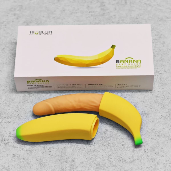 Dương vật giả ngụy trang hình chuối rung