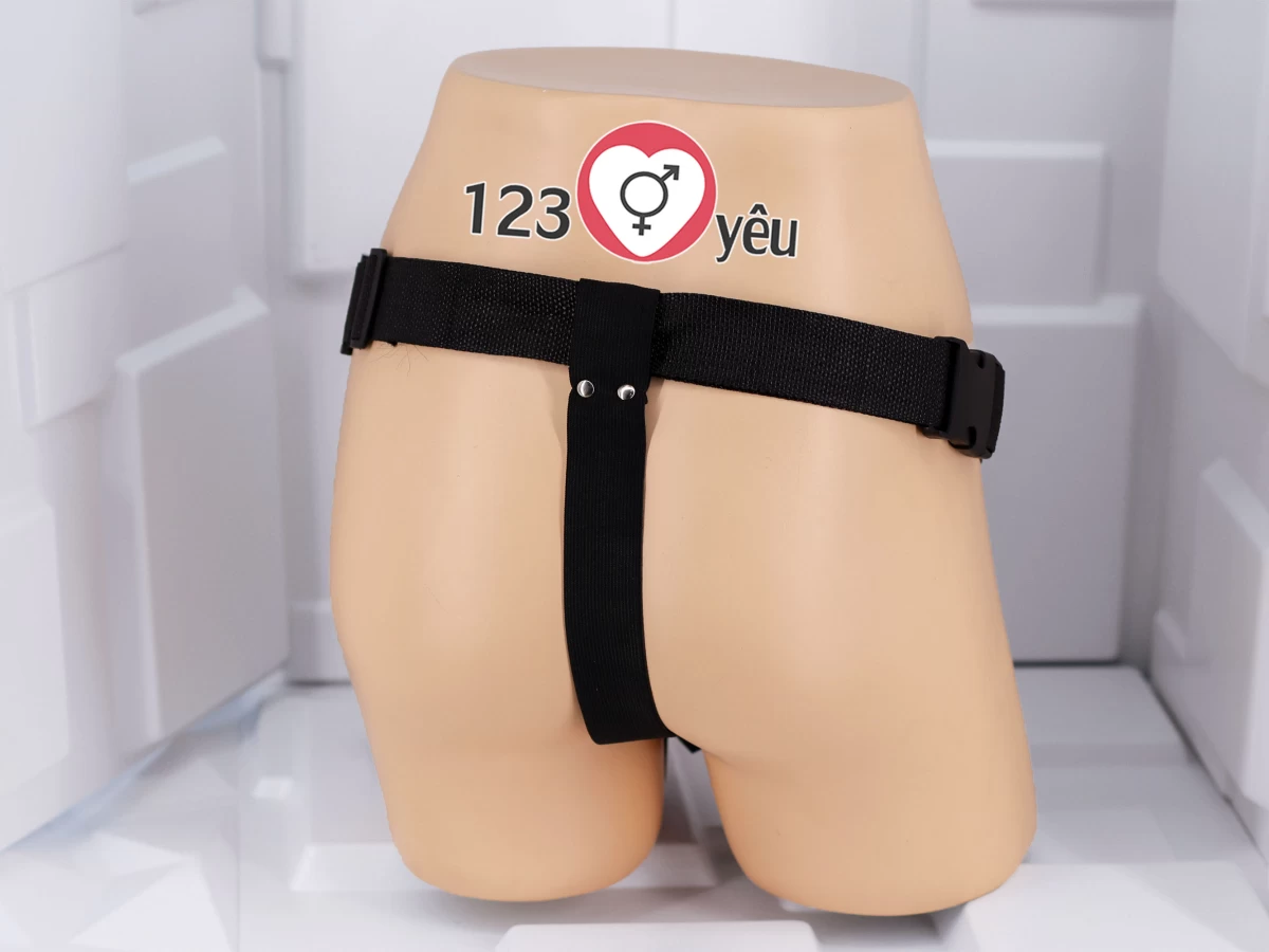 Dương vật giả có dây đeo Ultra Passionate có rung cho LES