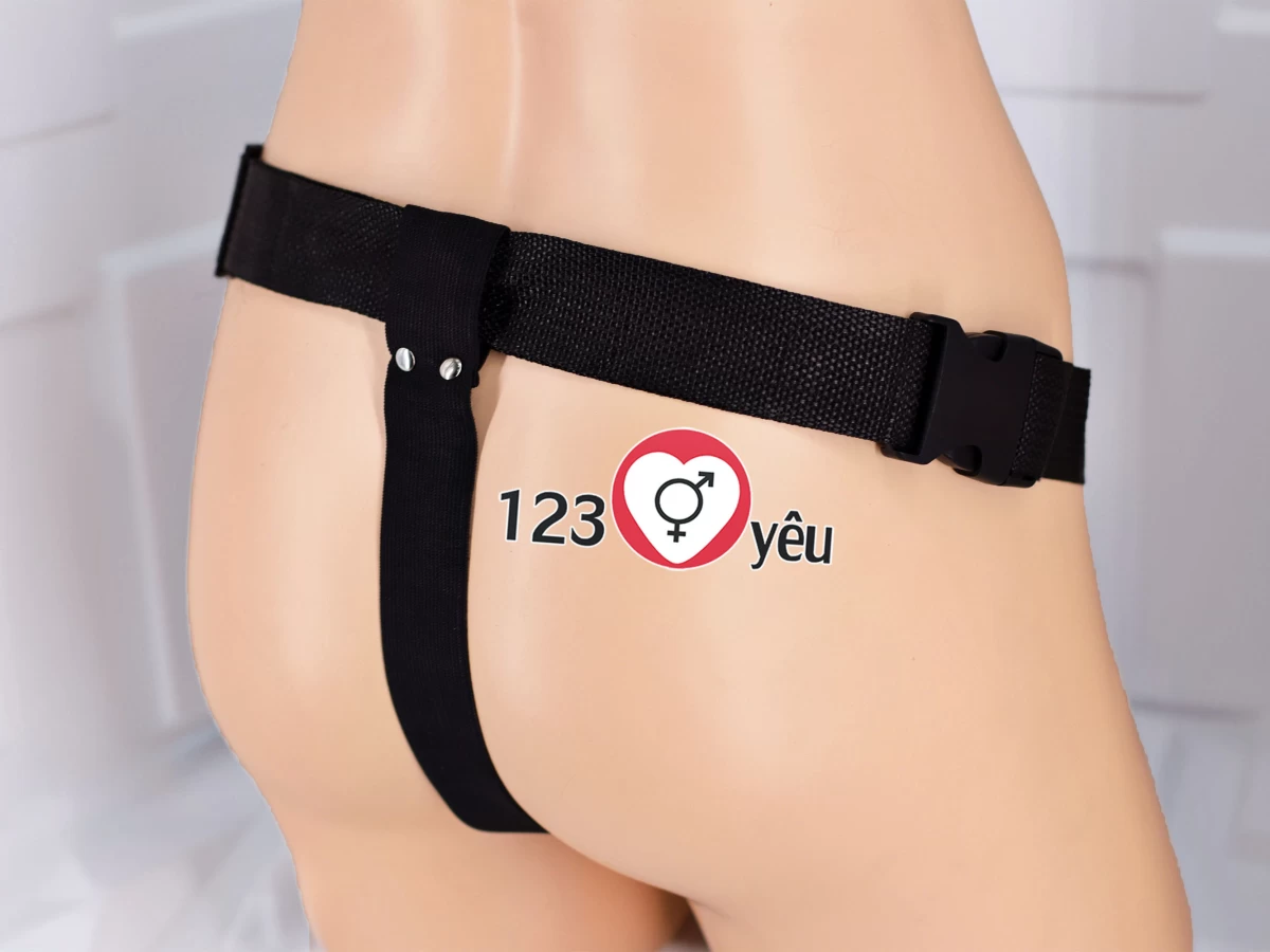 Dương vật giả có dây đeo Ultra Passionate có rung cho LES