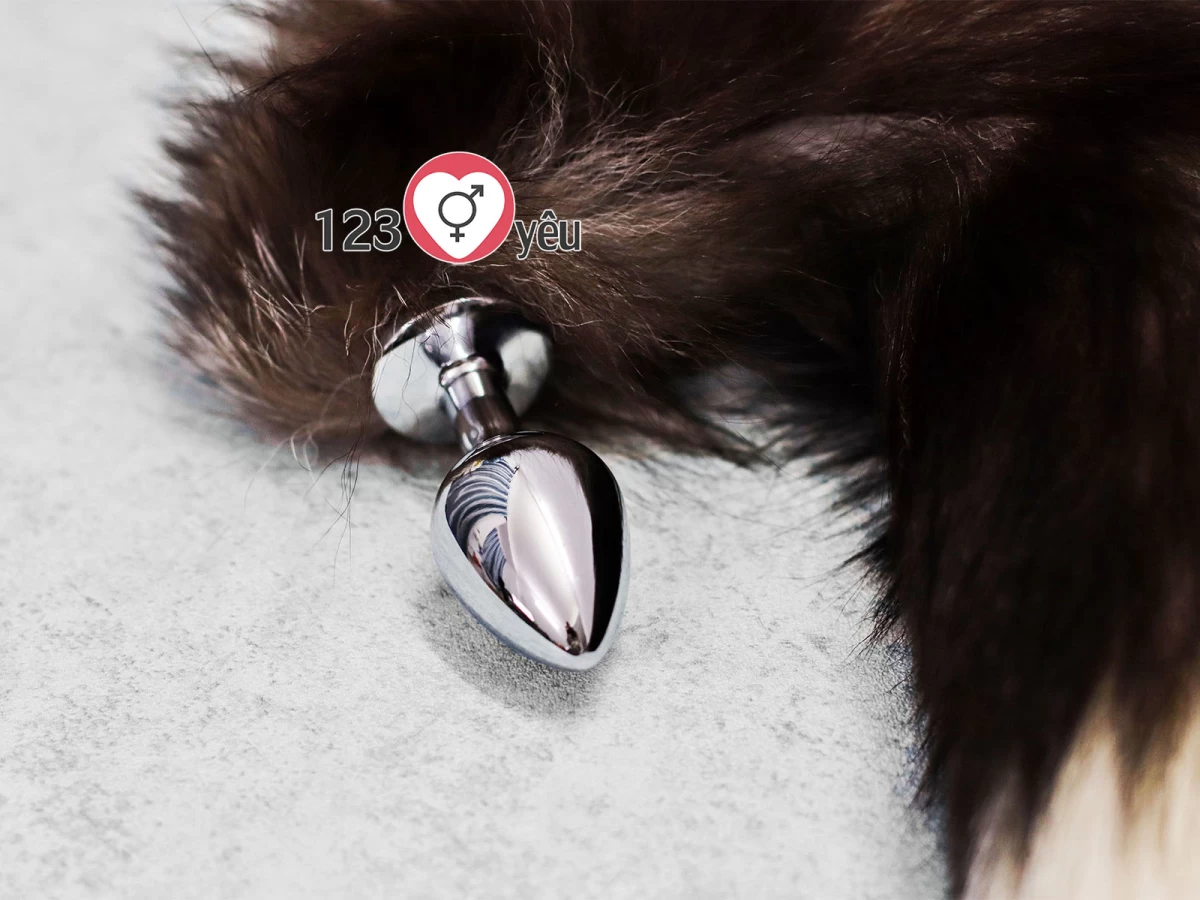 Đồ chơi kích thích hậu môn đuôi sói inox loại đẹp