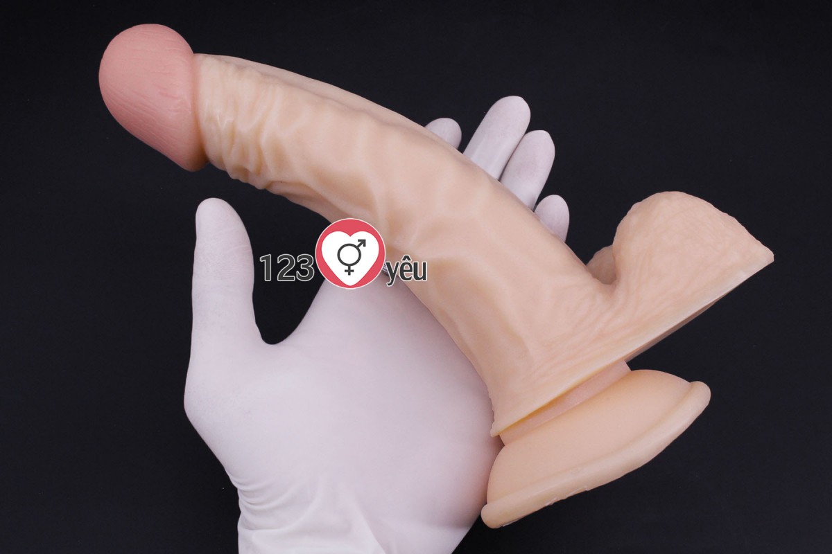 Dương vật giả lovetoy 8.5 inch có đế chất liệu silicon như thật 2