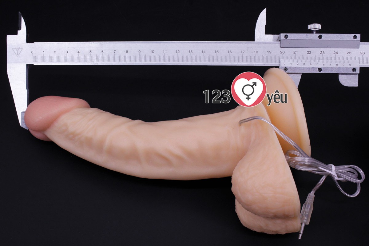 Dương vật giả lovetoy 8.5 inch có đế chất liệu silicon như thật 11