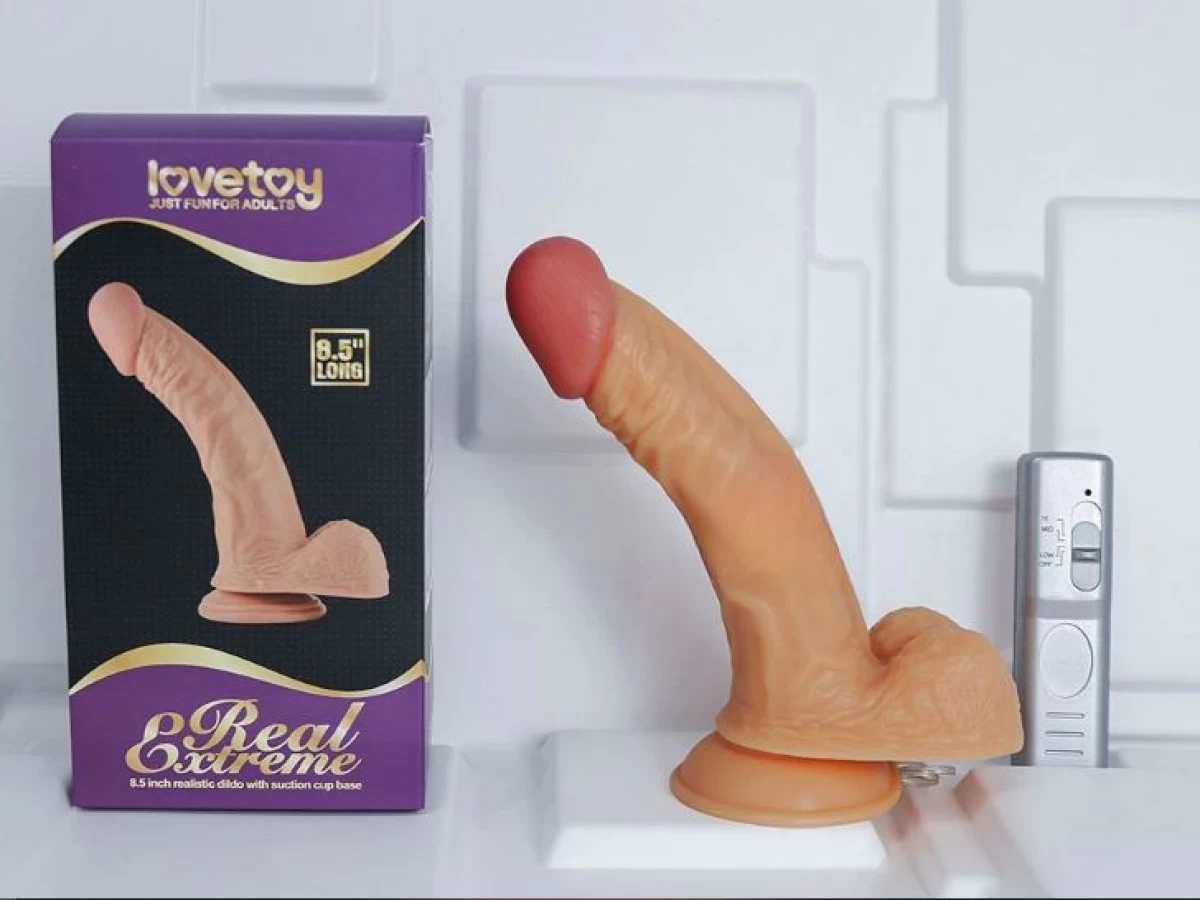Dương vật giả Rung lovetoy 8.5 inch cong