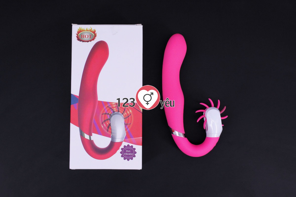 Lưỡi rung liếm điểm G Dave 10 chế độ rung xoay 1