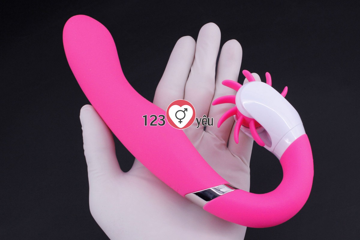Lưỡi rung liếm điểm G Dave 10 chế độ rung xoay 3