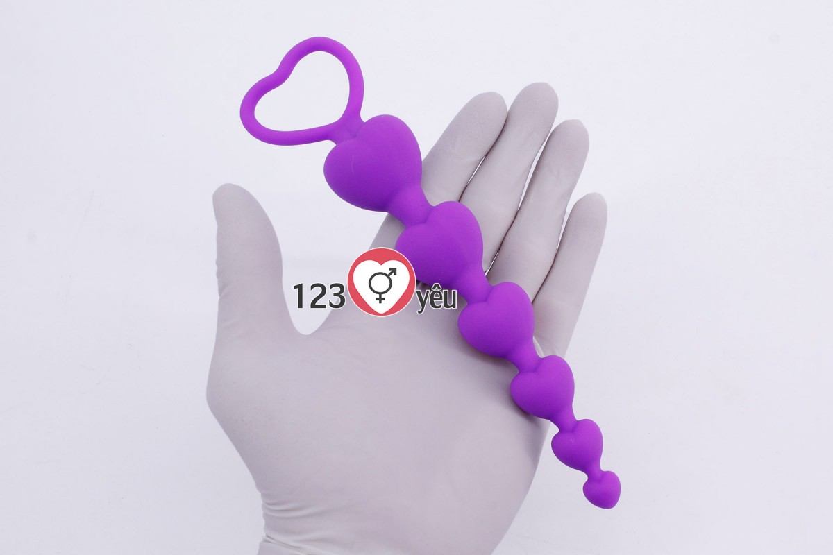 Dụng cụ kích thích hậu môn trái tim 2