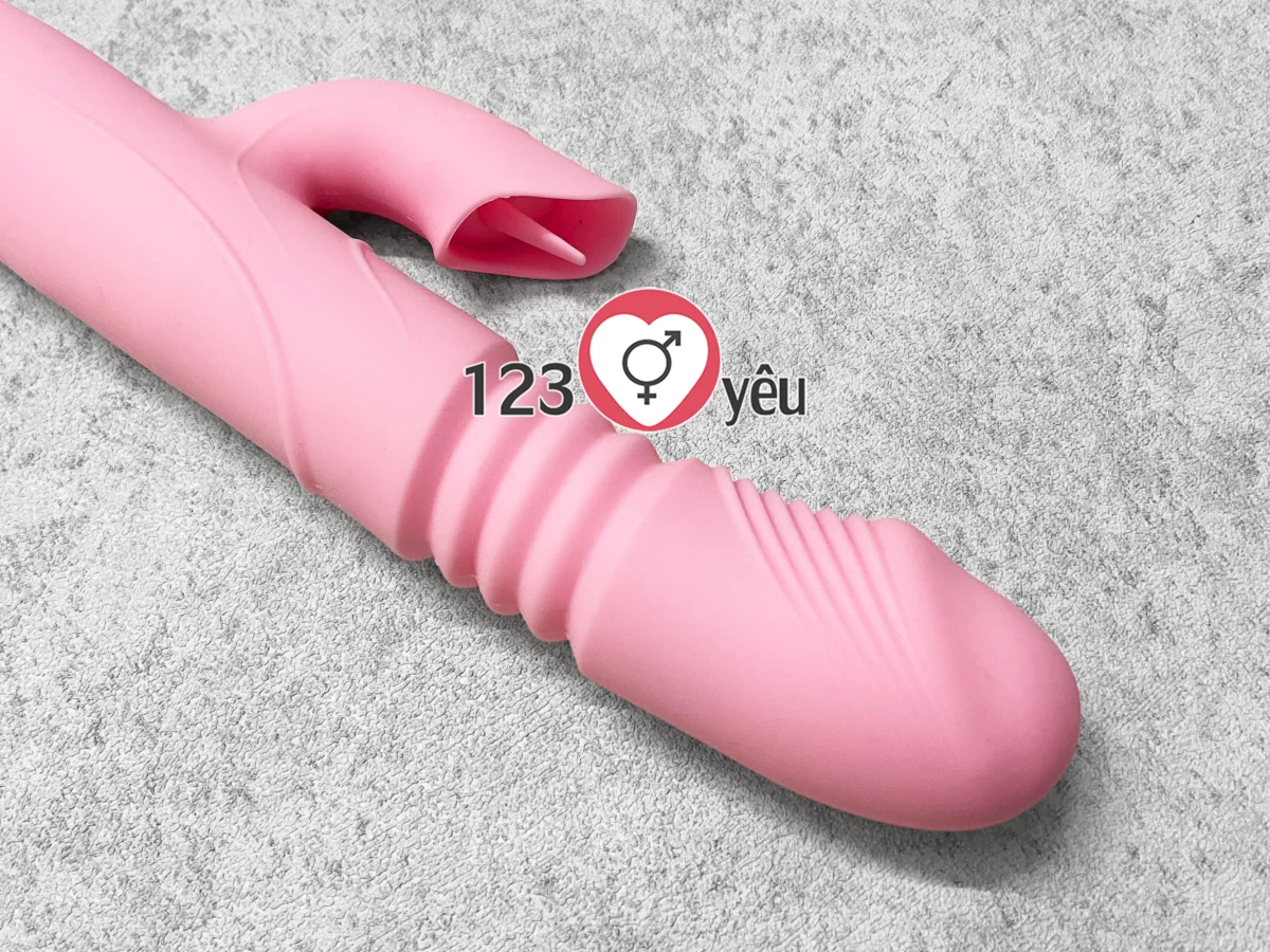Dương vật giả Juai rung thụt, phát nhiệt, lưỡi liếm 7 chế độ